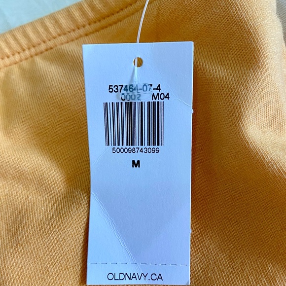 NWT Orange Old Navy Double-Layer Tube Top - US M - Picture 7 of 7